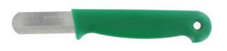 500 groene bandstaal messen | Ronde top