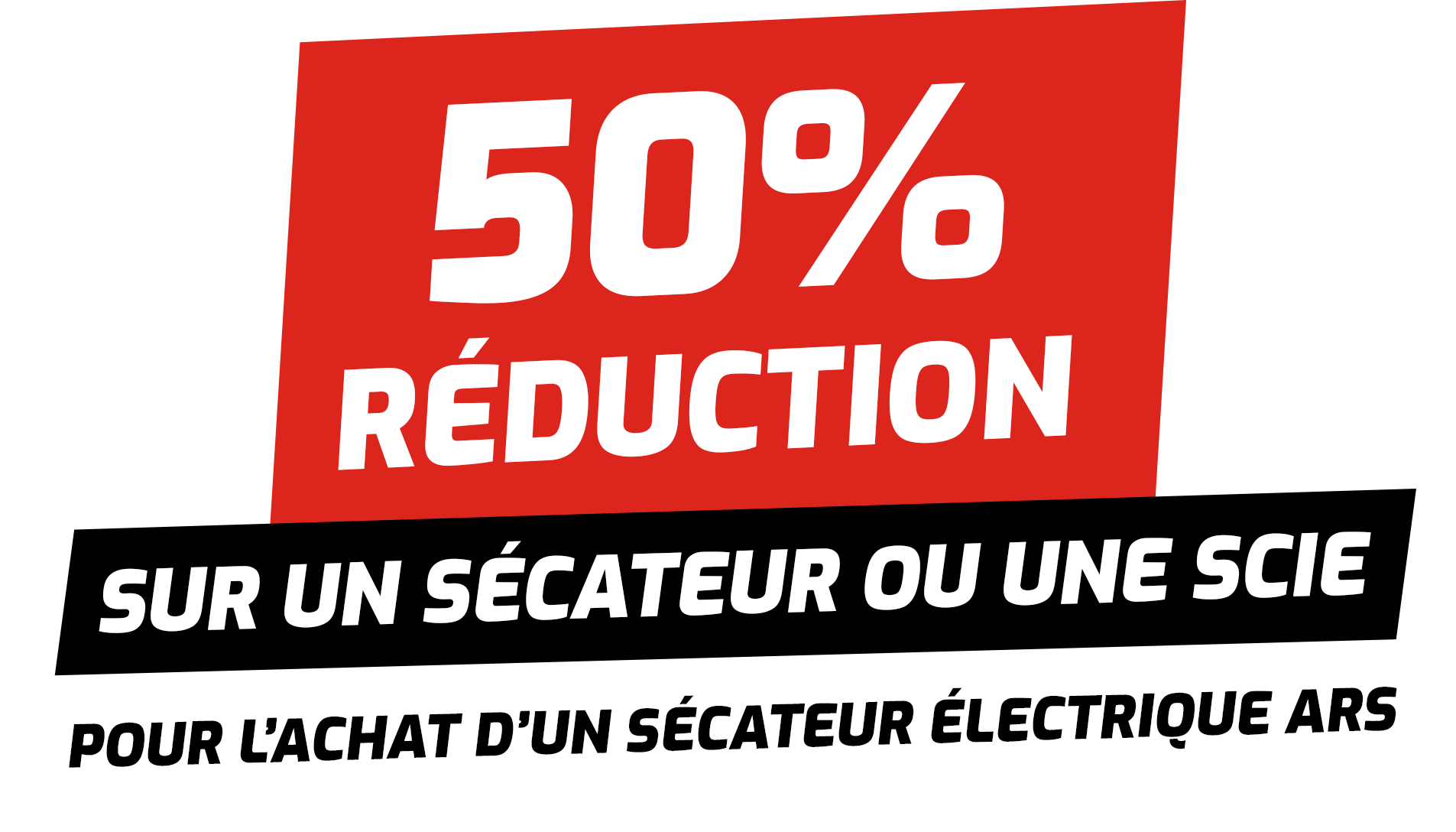 Sécateur sur batterie EP-719 | Rouge/noir