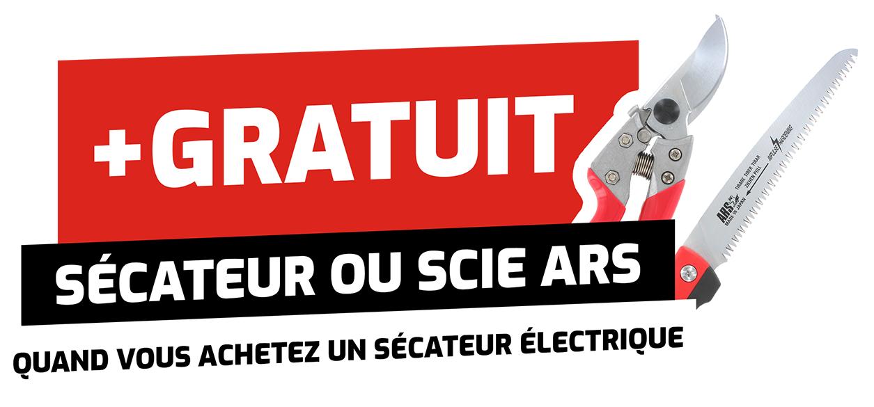 Sécateur sur batterie EP-720 | Rouge/noir