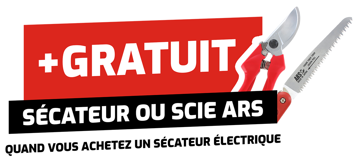 Sécateur sur batterie EP-719 | Rouge/noir
